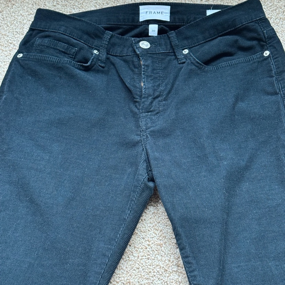 Frame Navy Corduroy Pants 30x30